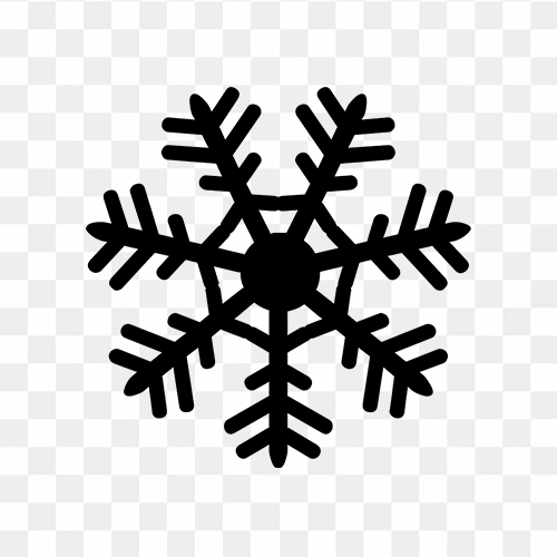 Snowflake free png transparent clipart image
